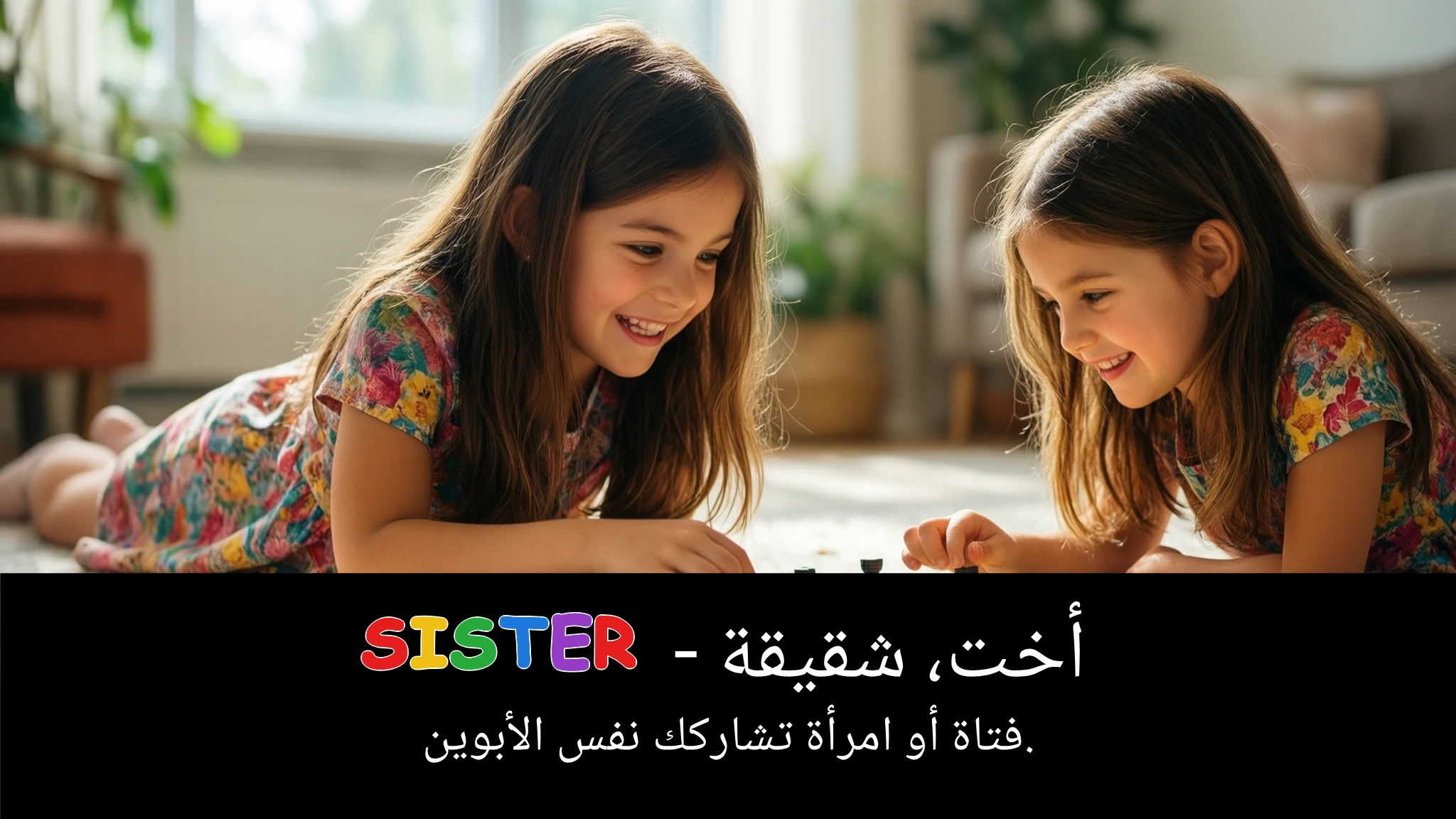 Arabic Illustration for sister